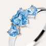 Anello Trilogy Silver Rainbow Argento Rodiato Cubic Zirconia