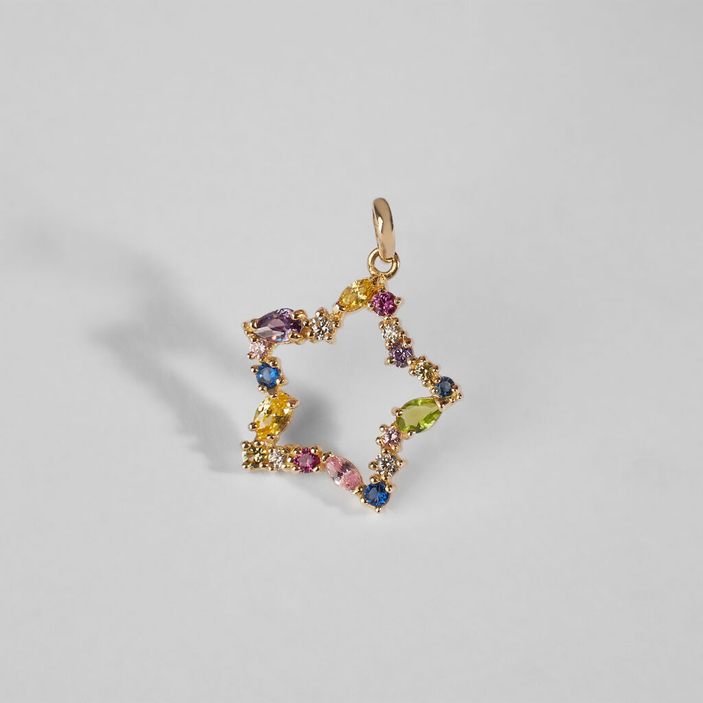 Pendente Claire Oro Giallo Cubic Zirconia