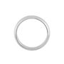 Fede Classica Leggera 4 mm Oro Bianco
