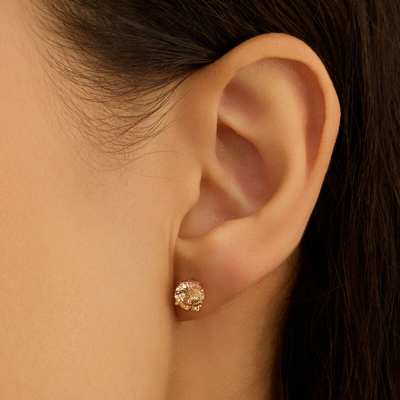 Orecchini Donna In Oro Rosa 18K (375) – Eleganti E Senza Tempo, Con Confezione Regalo Di Lusso