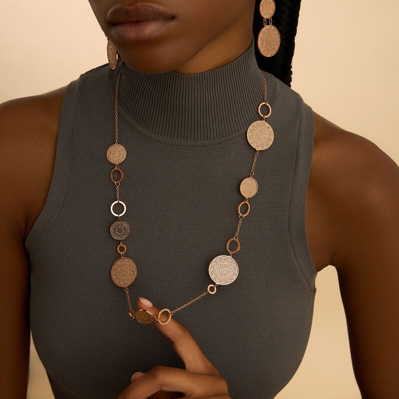 Collana Aura Acciaio Rosa - Collane Donna | Stroili