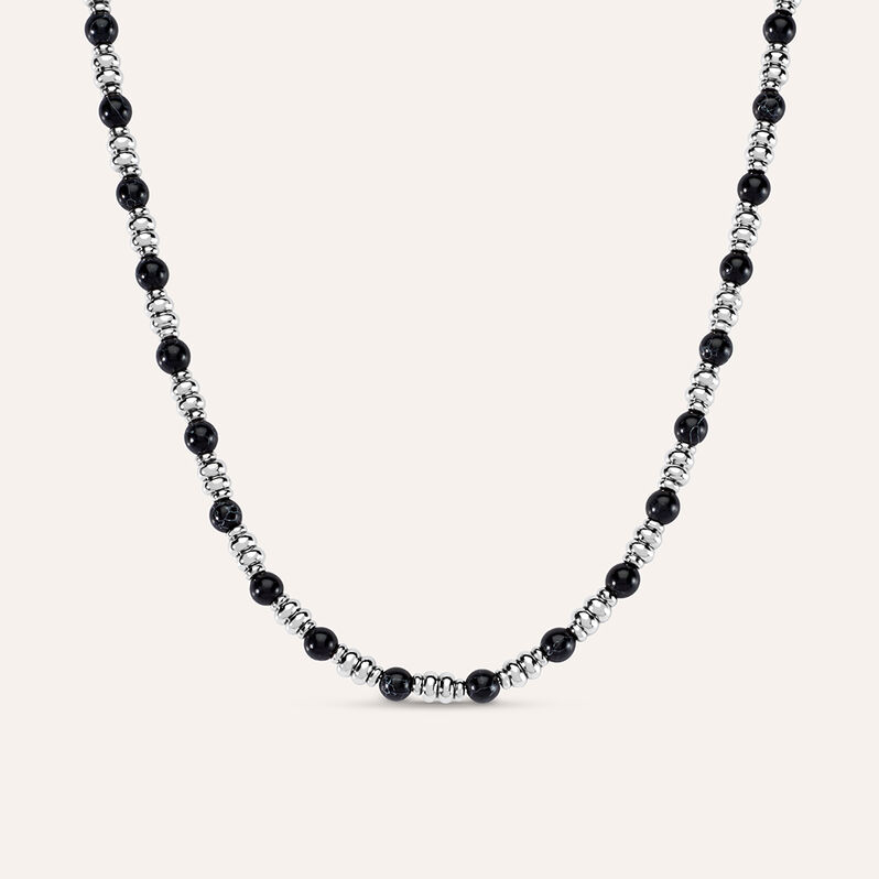 Collana Man Code Acciaio Onice - Collane Uomo | Stroili