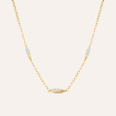 Collana Christelle Oro Giallo Cristallo - Collane Donna | Stroili