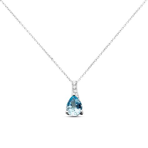 Collana Punto Luce Amélie Oro Bianco Topazio Cubic Zirconia - Collane Punto Luce Donna | Stroili