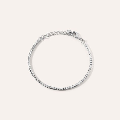 Bracciale Tennis Romantic Shine Metallo Cristallo - Bracciali Tennis Donna | Stroili