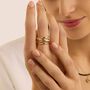 Anello Fascia Gold Essence Oro Bicolore