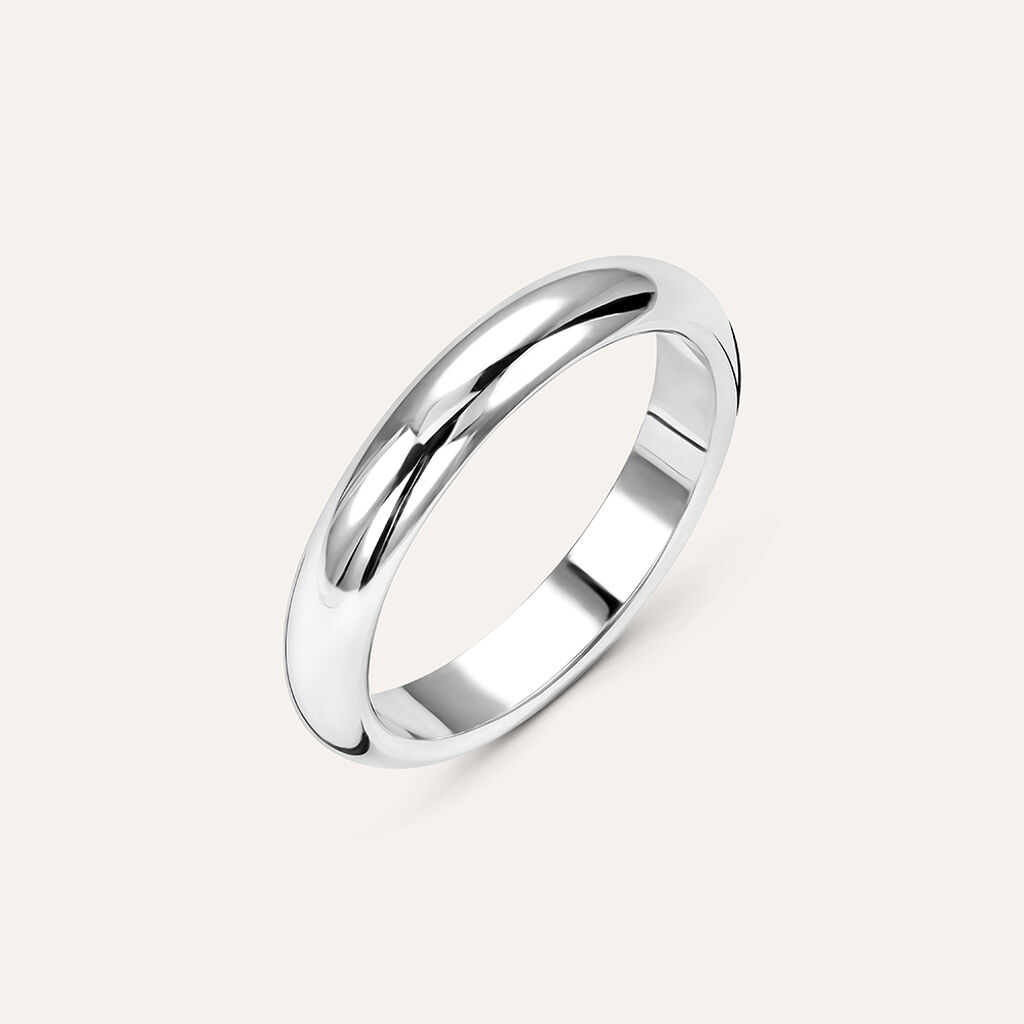 Fede Classica 3.5 mm Oro Bianco - Fedi Unisex | Stroili