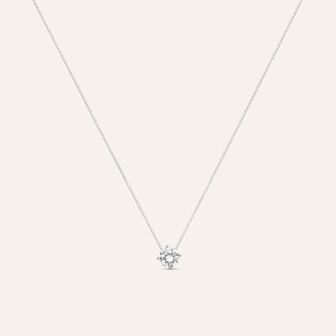 Collana Silver Elegance Argento Rodiato Cubic Zirconia - Collane Donna | Stroili