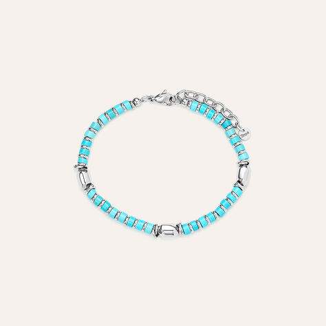 Bracciale Man Code Acciaio Turchese - Bracciali Uomo | Stroili