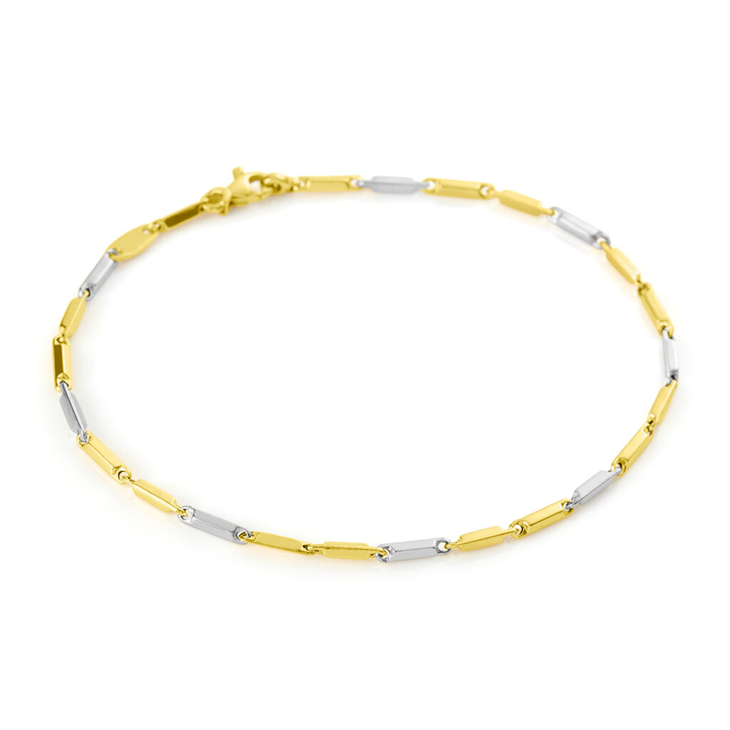 Bracciale Catena L'homme Or Oro Bicolore - Bracciali Uomo | Stroili