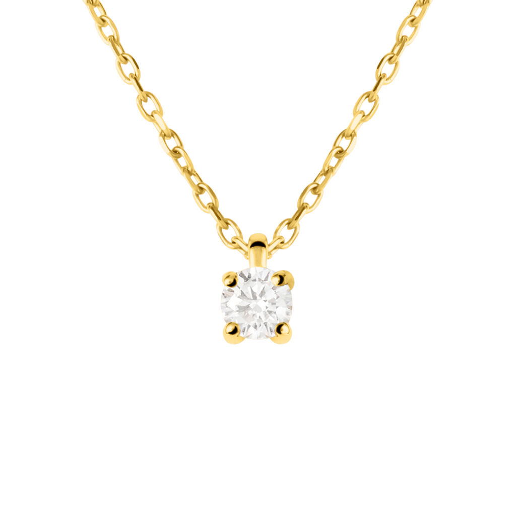 Collana Punto Luce Grace Oro Giallo Diamante - Collane Punto Luce Donna | Stroili