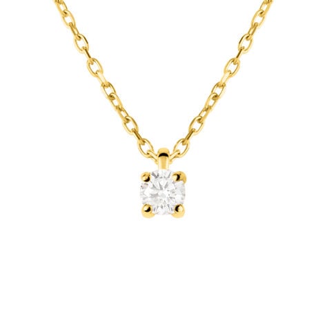 Collana Punto Luce Grace Oro Giallo Diamante - Collane Punto Luce Donna | Stroili