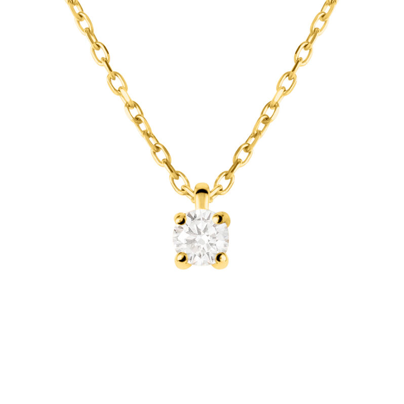 Collana Punto Luce Grace Oro Giallo Diamante - Collane Punto Luce Donna | Stroili