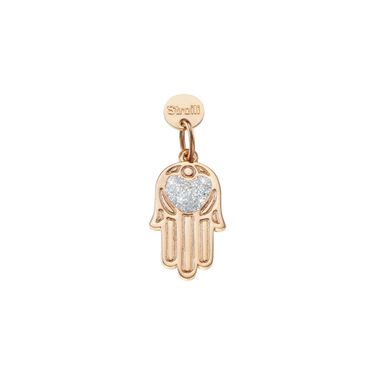 Pendente Love Beats Argento Rosa