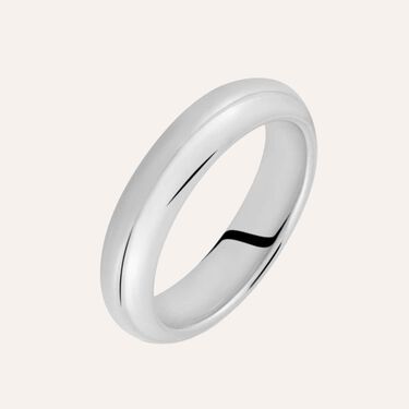 Fede Classica Leggera 5 mm Oro Bianco