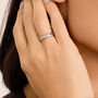 Anello Trilogy Silver Elegance Argento Rodiato Cubic Zirconia