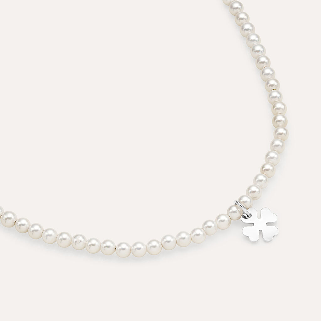 Bracciale Silver Pearls Argento Rodiato Perla sintentica