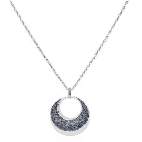 Girocollo in ottone rodiato e glitter antracite - Collane Donna | Stroili