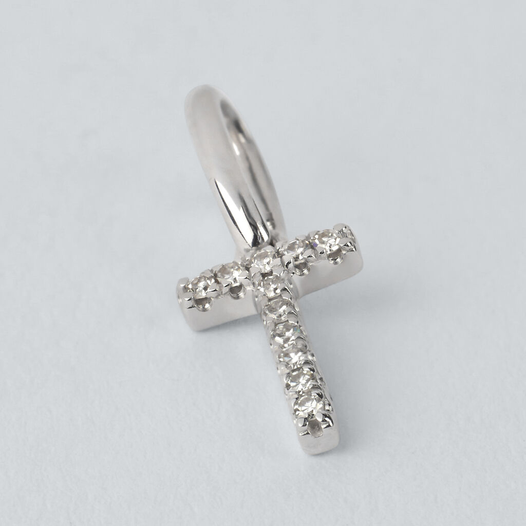 Pendente Sophia Oro Bianco Diamante - Ciondoli Donna | Stroili