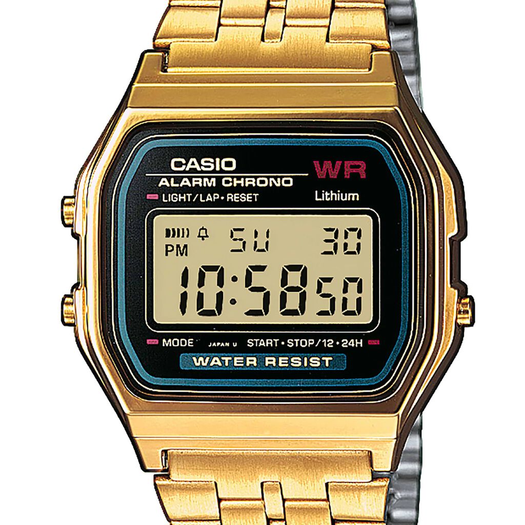 Orologio Uomo Casio Vintage Collection quadrante nero A159WGEA-1EF - Orologi per Prima Comunione Uomo | Stroili