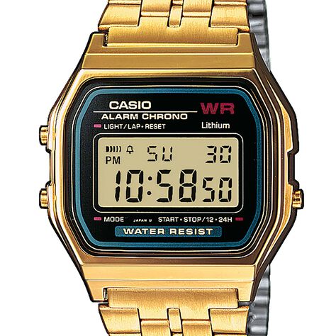 Orologio Uomo Casio Vintage Collection quadrante nero A159WGEA-1EF - Orologi per Prima Comunione Uomo | Stroili