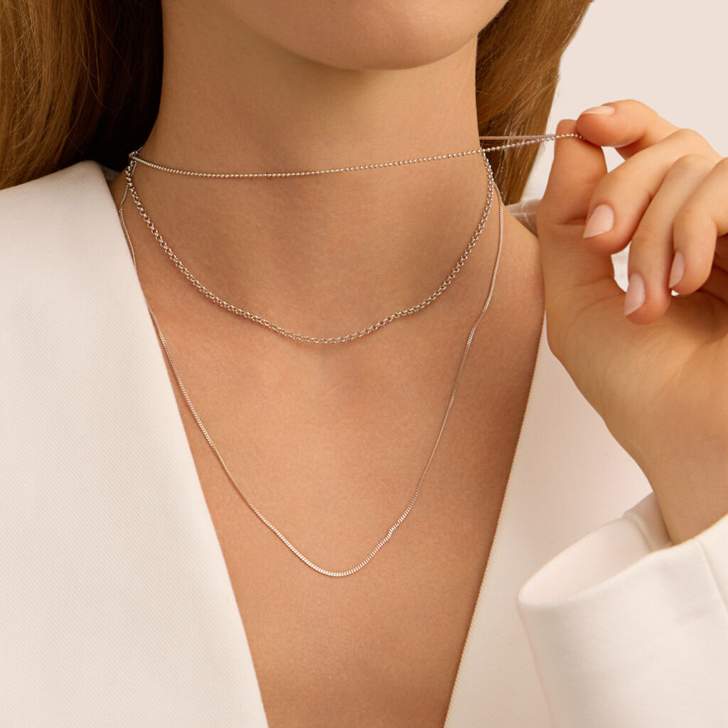 Catenina Silver Collection Argento Rodiato