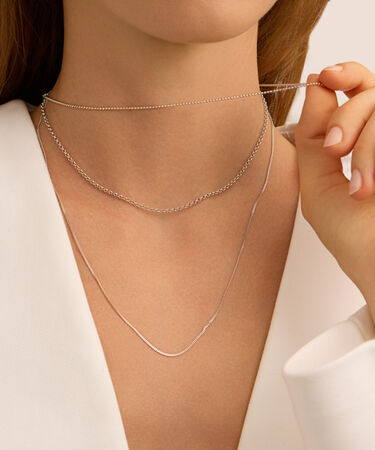 Catenina Silver Collection Argento Rodiato
