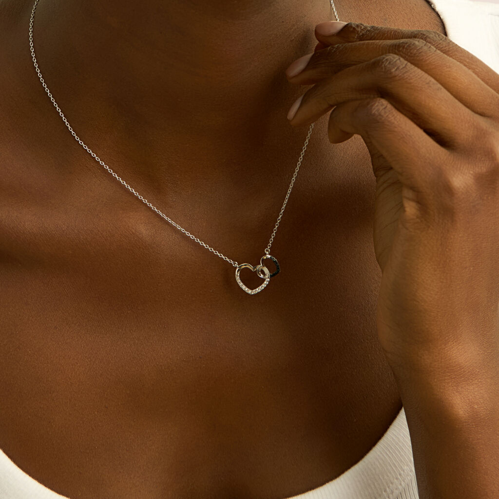 Collana Silver Moments Argento Rodiato Cubic Zirconia