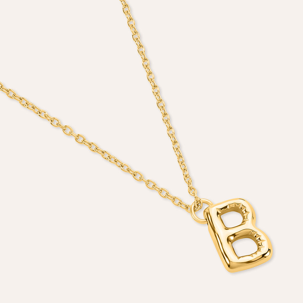 Collana Radiance Acciaio Dorato