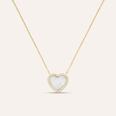 Collana Beverly Oro Giallo Madreperla Cubic Zirconia - Collane Donna | Stroili