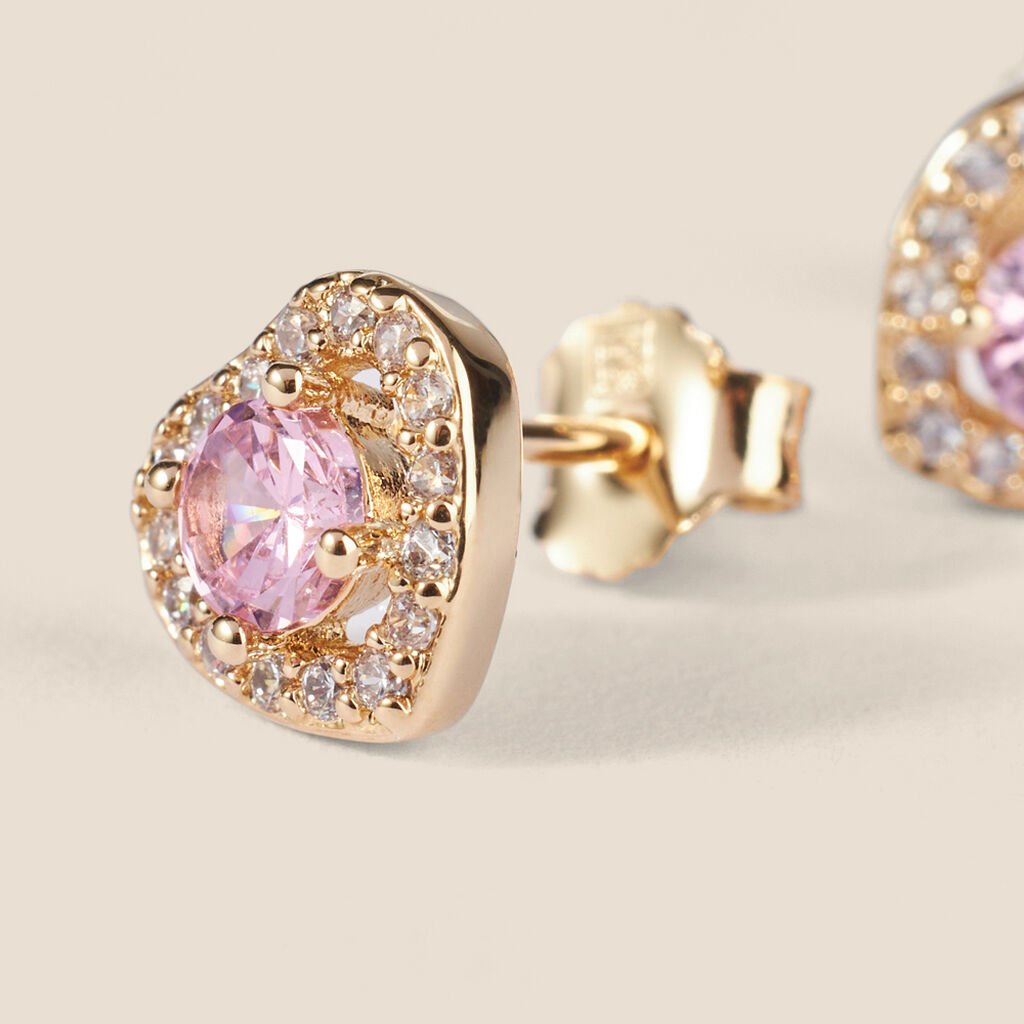 Orecchini Lobo Golden Dream Placcato Oro Giallo Cubic Zirconia - Orecchini a Lobo Donna | Stroili
