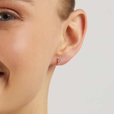 Orecchini Pendenti Trilogy Claire Oro Giallo Cubic Zirconia - Orecchini Pendenti Donna | Stroili