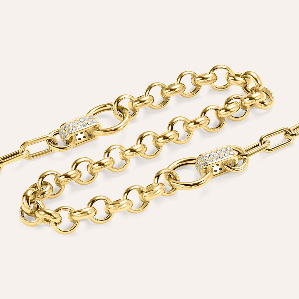 Catena Colette Oro Giallo Cubic Zirconia