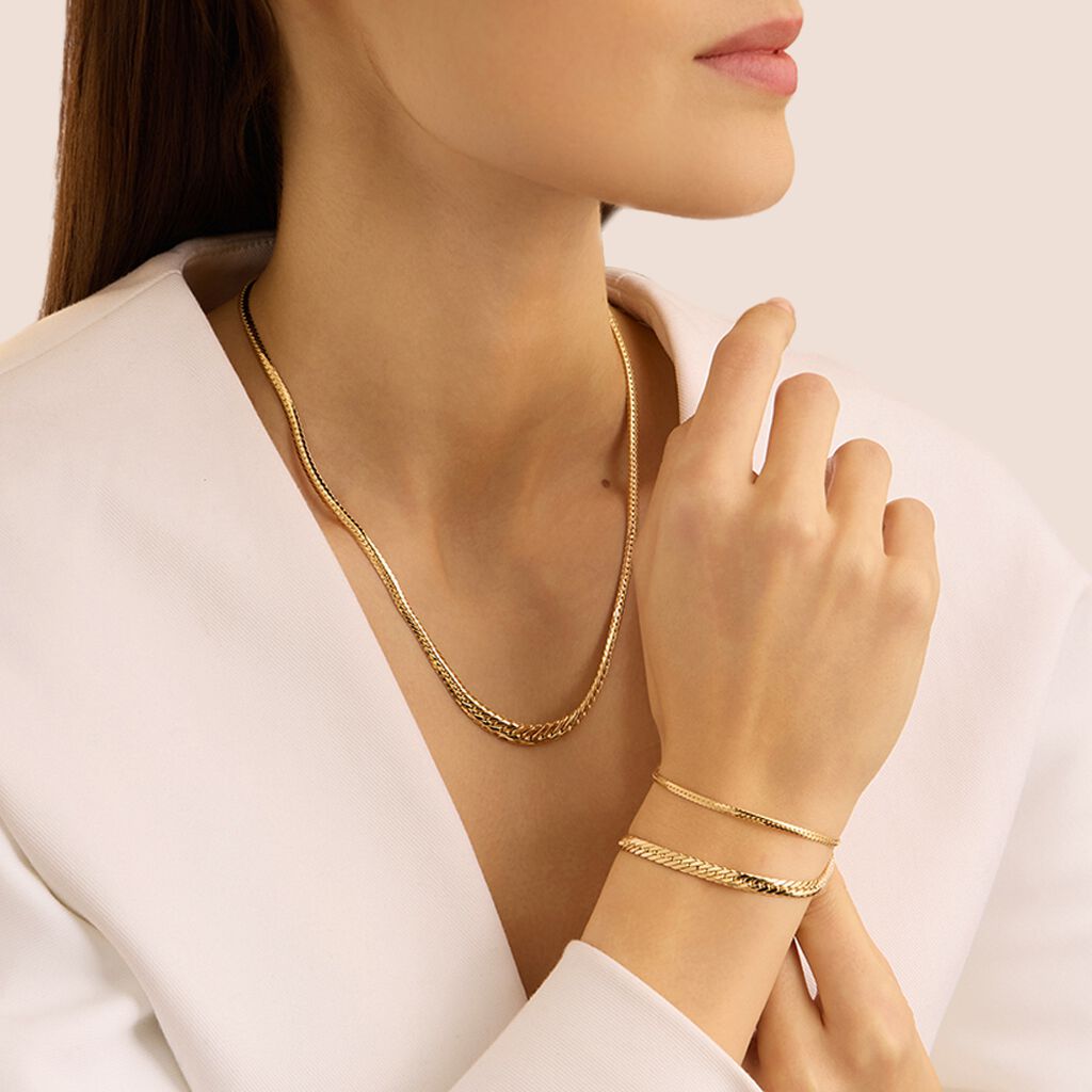 Bracciale Catena Gold Essence Oro Giallo