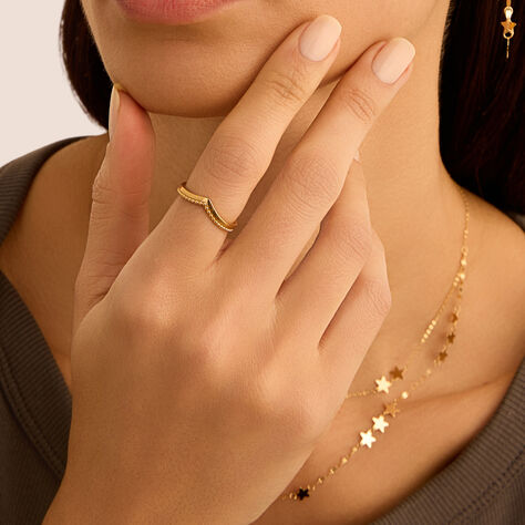 Anello Fantasia Beverly Oro Giallo - Anelli Moderni Donna | Stroili
