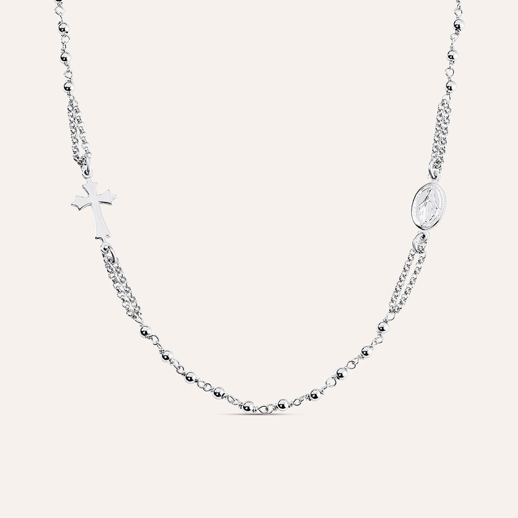 Collana Rosario Silver Soul Argento Rodiato