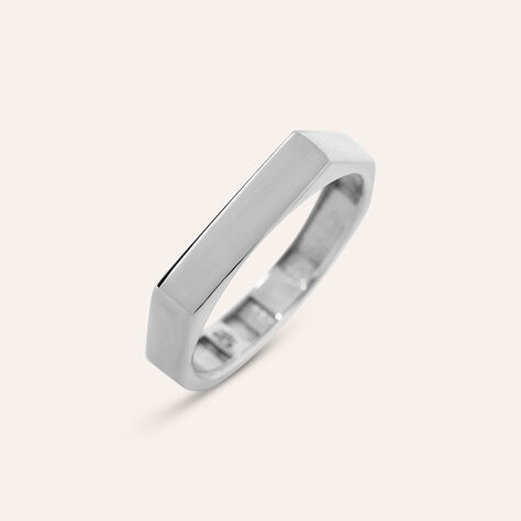 Anello Fedina L'homme Or Oro Bianco - Fedine Uomo | Stroili