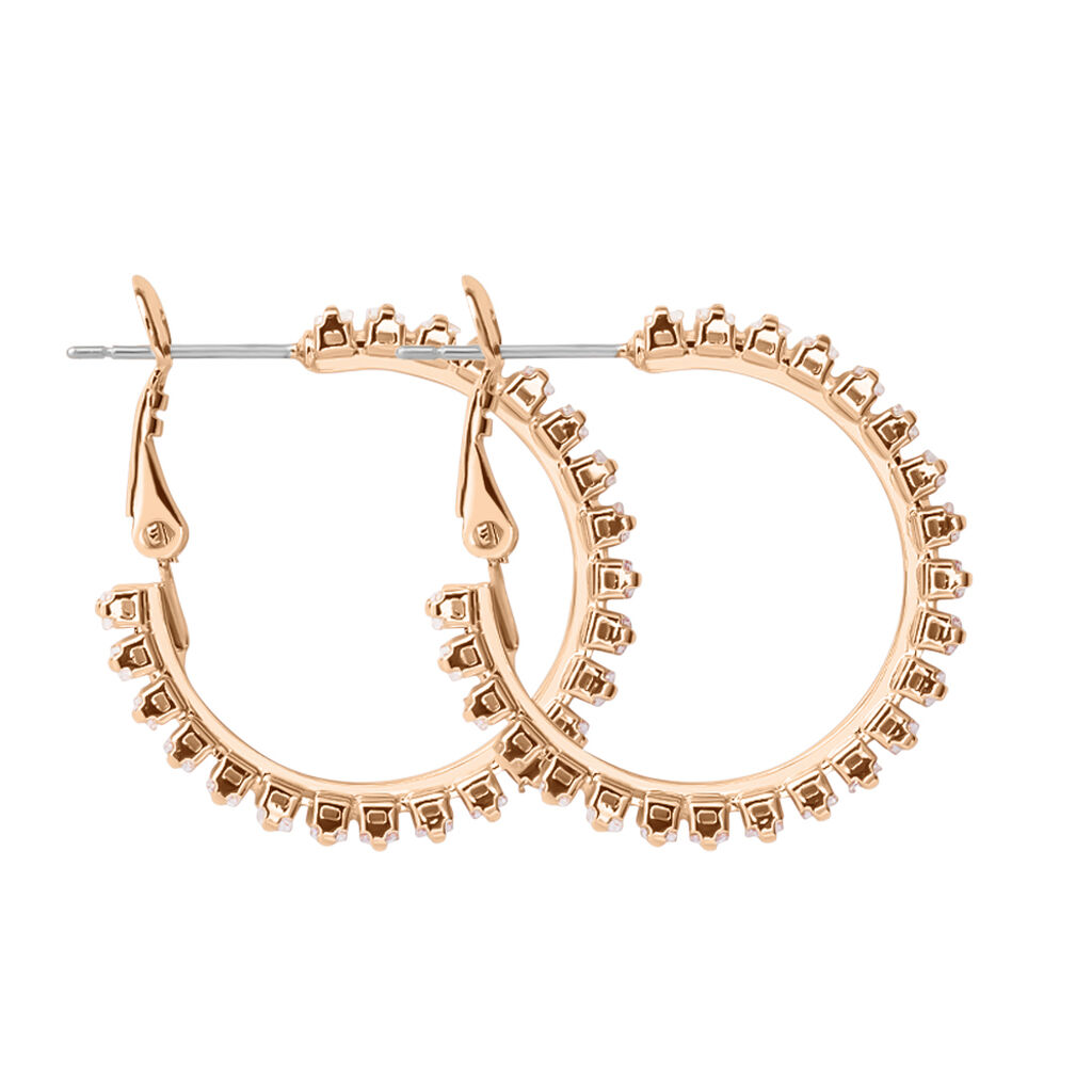 Orecchini A Cerchio Romantic Shine Metallo Cristallo - Orecchini a Cerchio Donna | Stroili