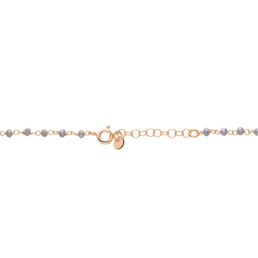 Collana Rosario Silver Soul Argento Rosa Cristallo - Collane Rosario Donna | Stroili