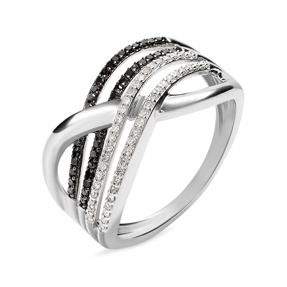 Anello Fascia Sophia Oro Bianco Diamante 1413713 Stroili