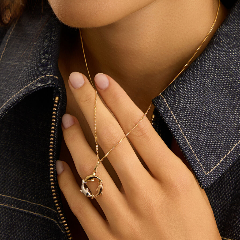 Pendente Jolie Oro Tricolore