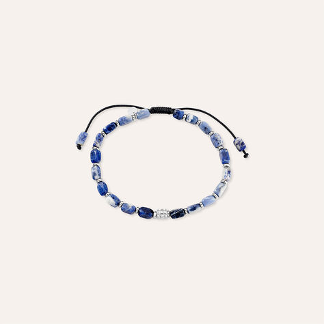 Bracciale Man Code Acciaio Sodalite - Bracciali Uomo | Stroili