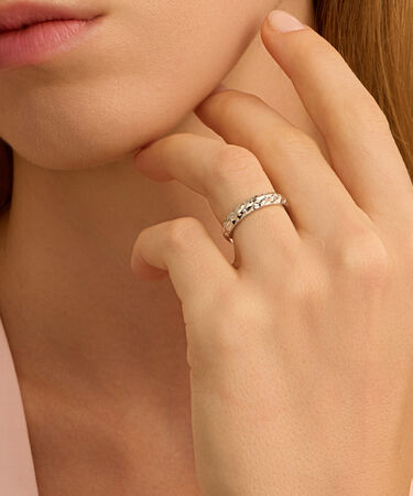 Anello Fedina Silver Collection Argento Rodiato