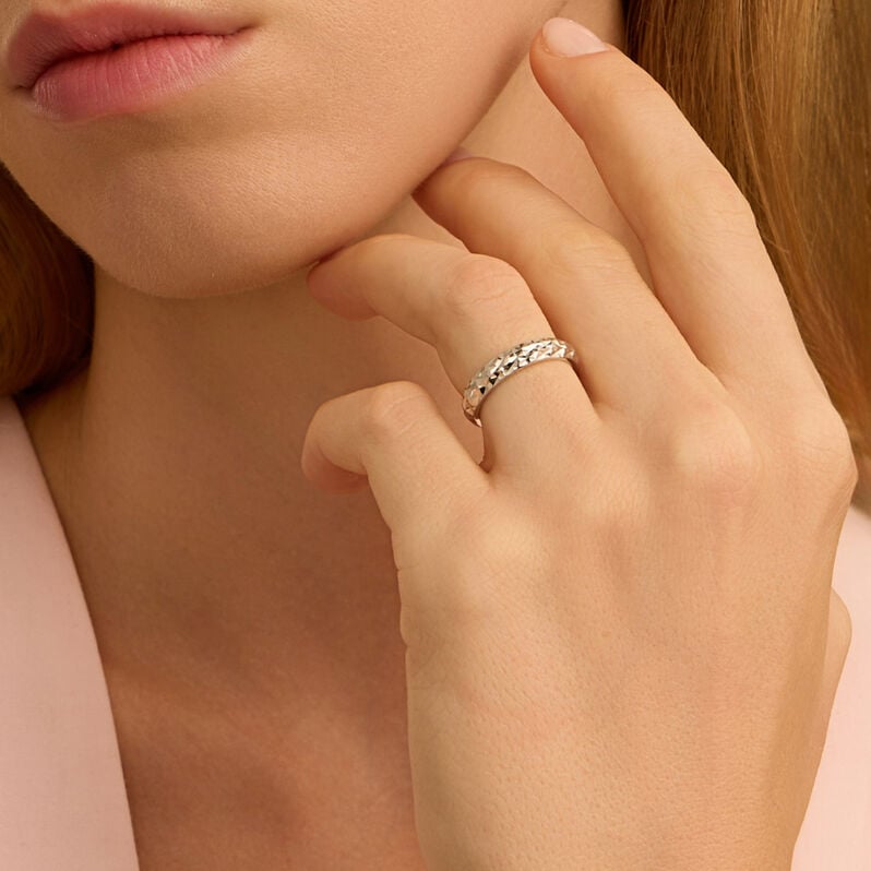 Anello Fedina Silver Collection Argento Rodiato - Fedine Unisex | Stroili