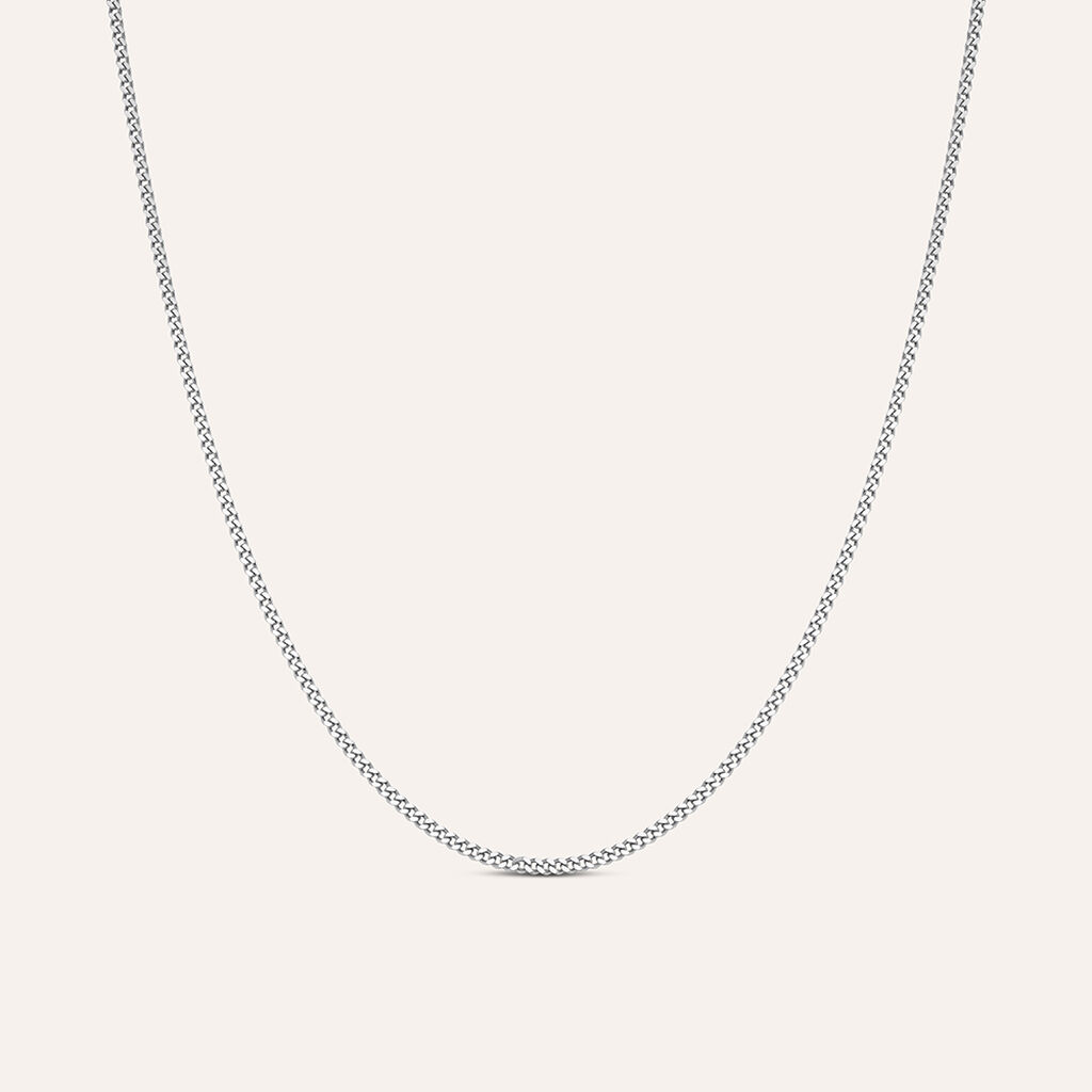 Catenina Gentleman Argento Rodiato