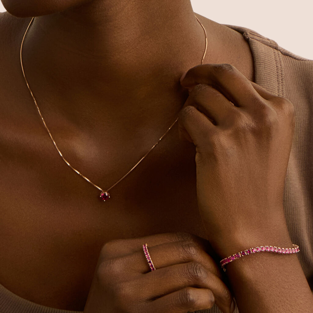 Collana Punto Luce Silver Rainbow Argento Rodiato Cubic Zirconia - Collane Punto Luce Donna | Stroili