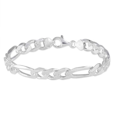 Bracciale Catena Gentleman Argento Rodiato - Bracciali Uomo | Stroili