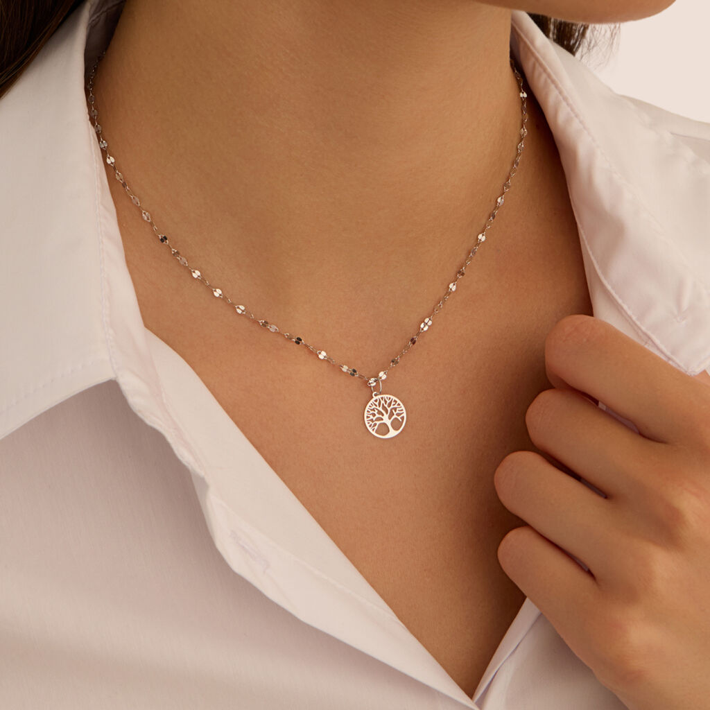 Pendente Poème Oro Bianco