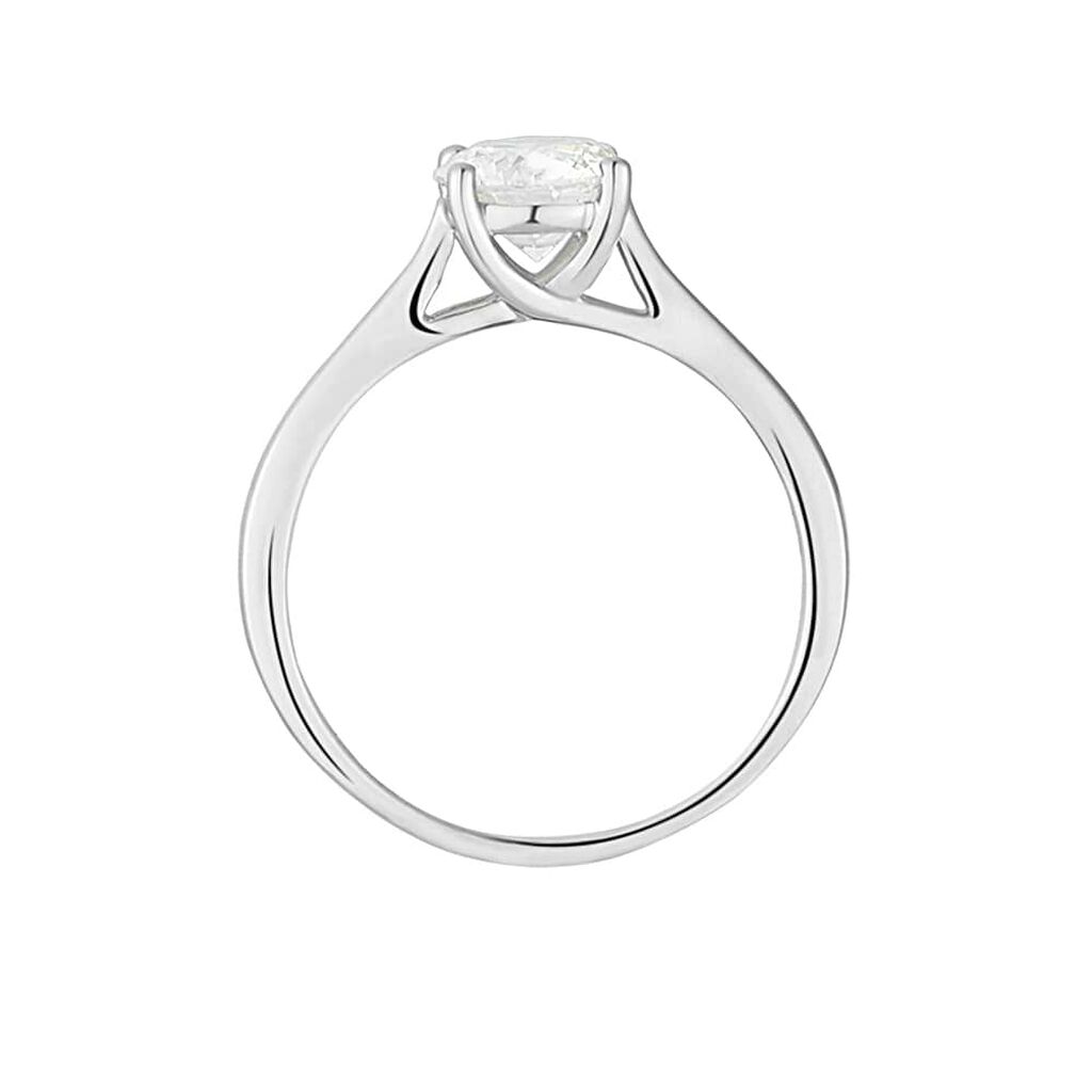 Anello Solitario Diamade Oro Bianco Diamante Lab-Grown - Anelli con Pietre Donna | Stroili