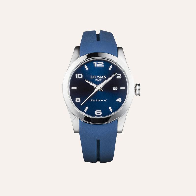 Orologio Al Quarzo Locman Island 0613a02s-00blwhsb - Orologi con Datario Uomo | Stroili